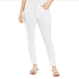 Crown & Ivy Women's White Jeans Skinny Size 4S Spring Summer